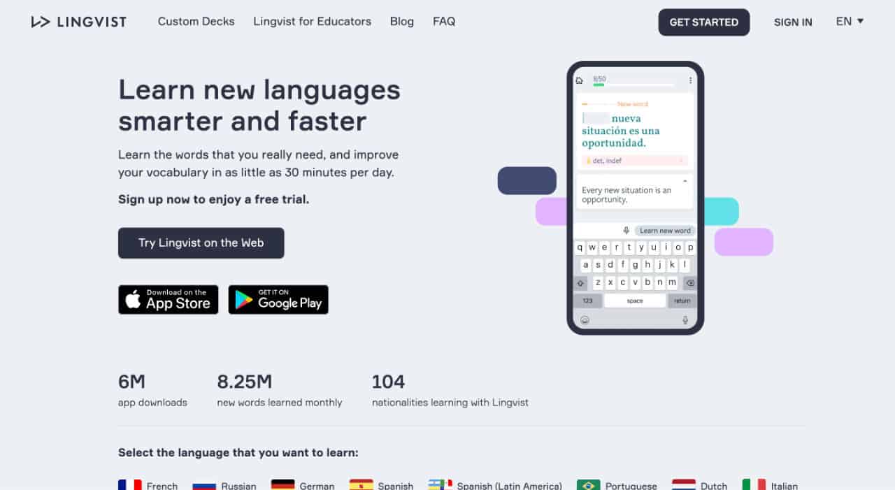 Lingvist Review (2024): Smart Way to Learn Language!