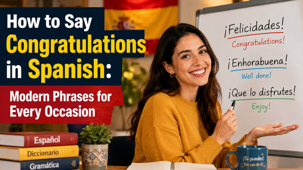 How to Say Congratulations in Spanish