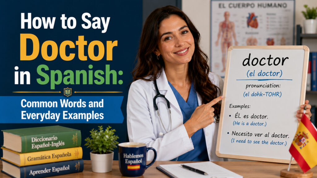 How to Say Doctor in Spanish