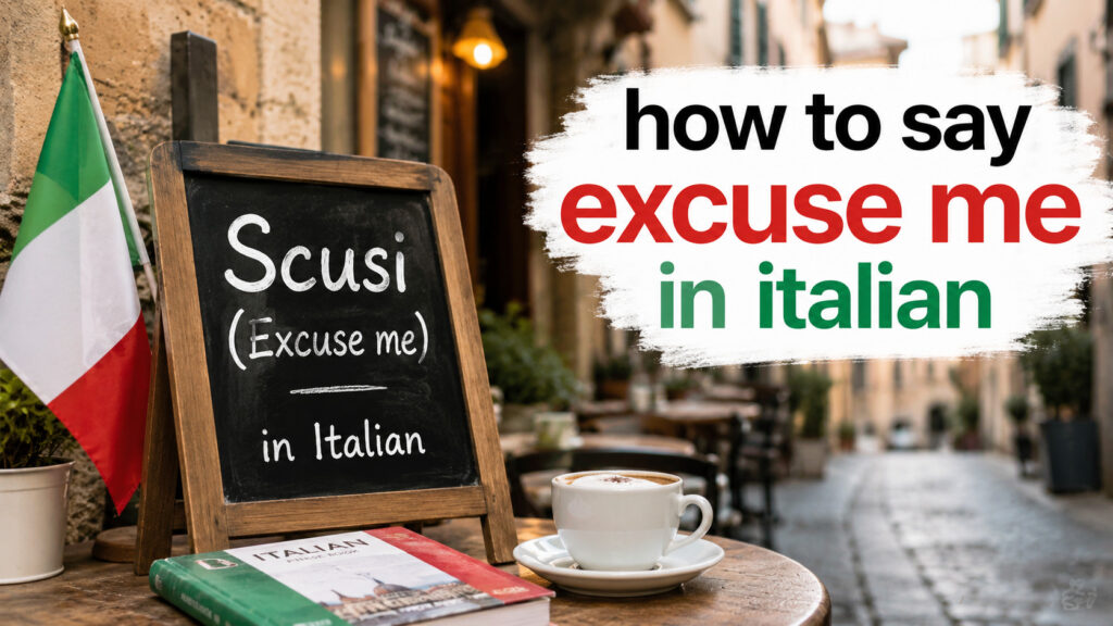How to Say Excuse Me in Italian