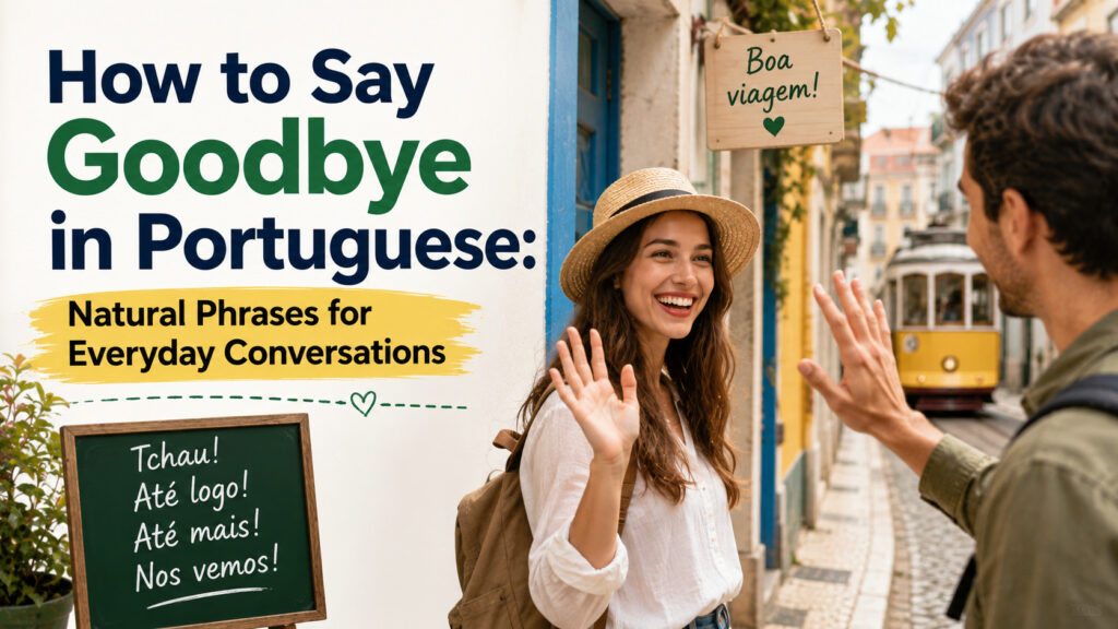 How to Say Goodbye in Portuguese