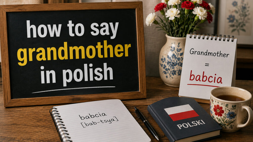 How to Say Grandmother in Polish