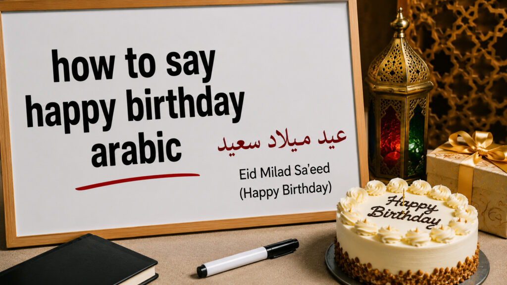 How to Say Happy Birthday in Arabic