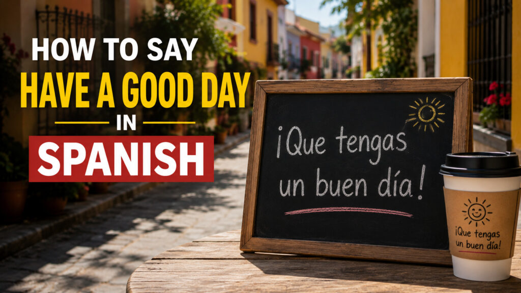 How to Say Have a Good Day in Spanish
