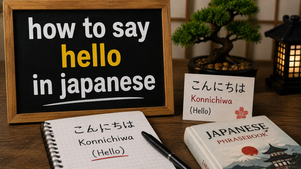 How to Say Hello in Japanese