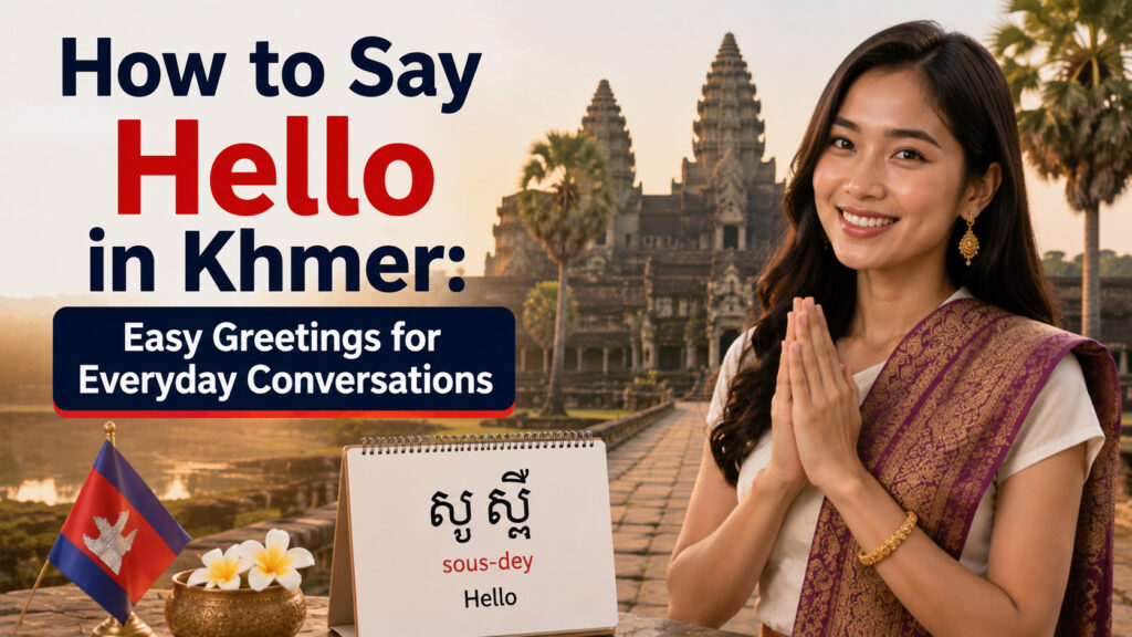 How to Say Hello in Khmer