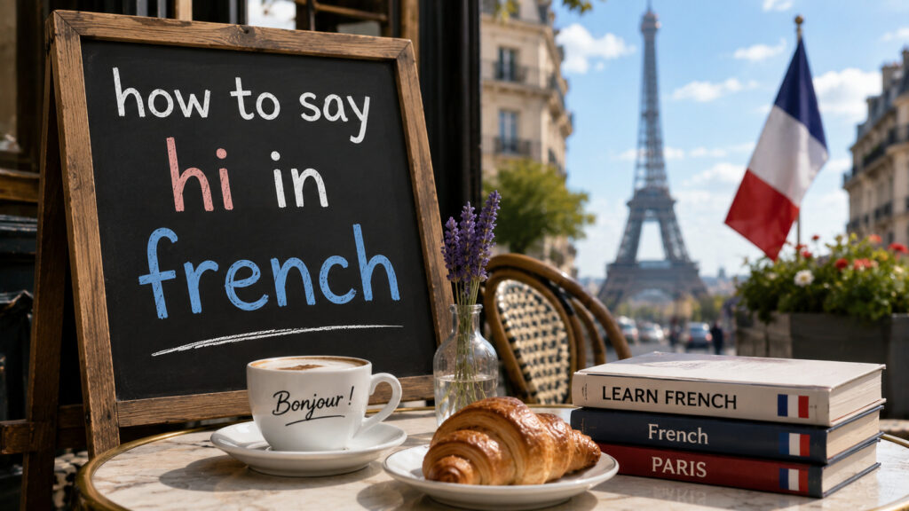 How to Say Hi in French