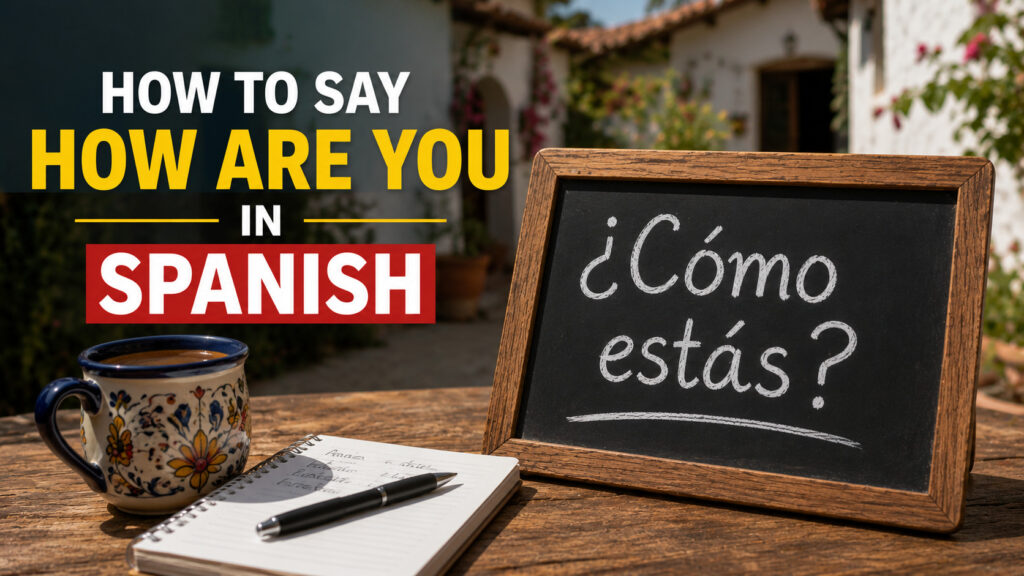 How to Say How Are You in Spanish