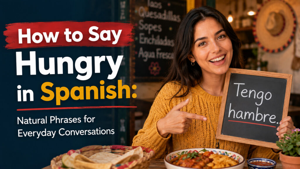 How to Say Hungry in Spanish