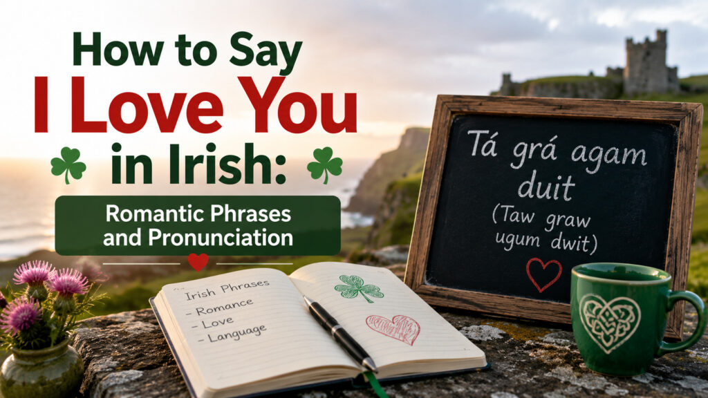 How to Say I Love You in Irish