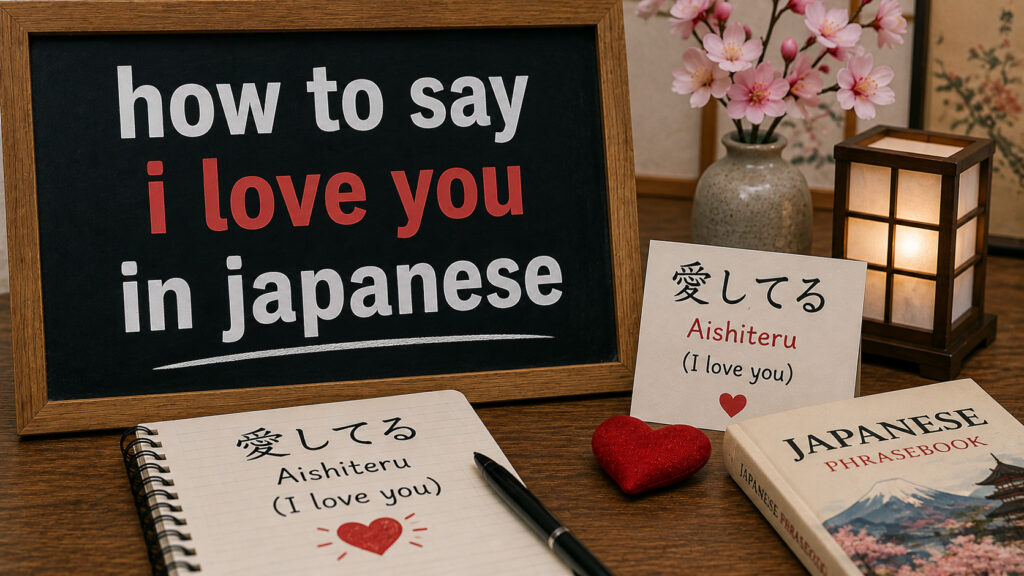 How to Say I Love You in Japanese