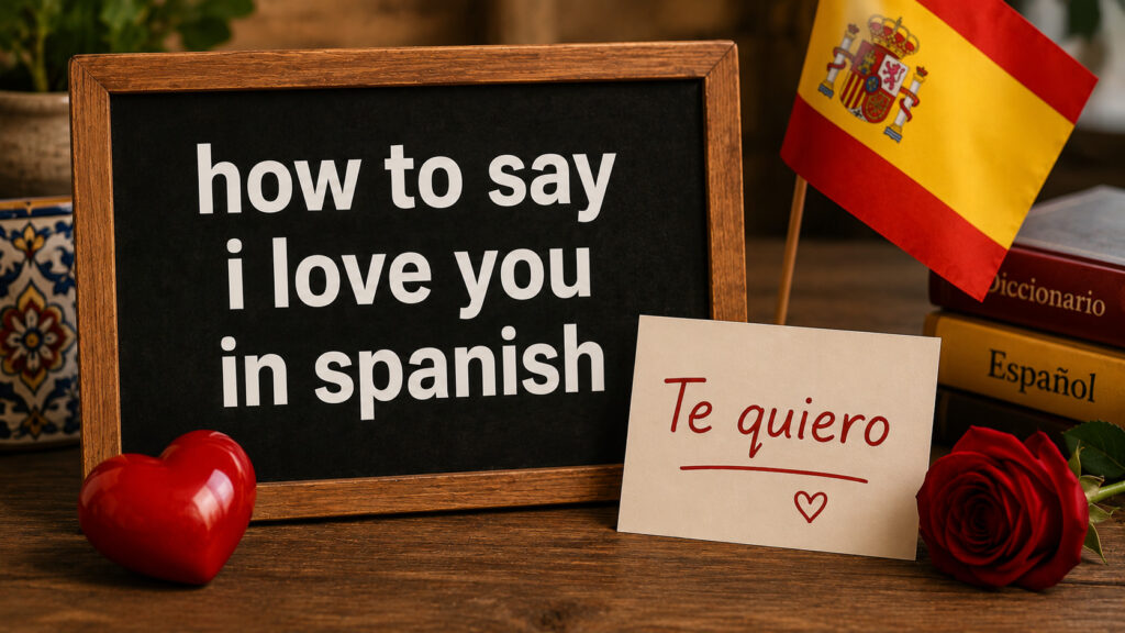 How to Say I Love You in Spanish
