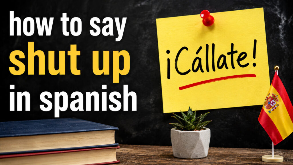 How to Say Shut Up in Spanish